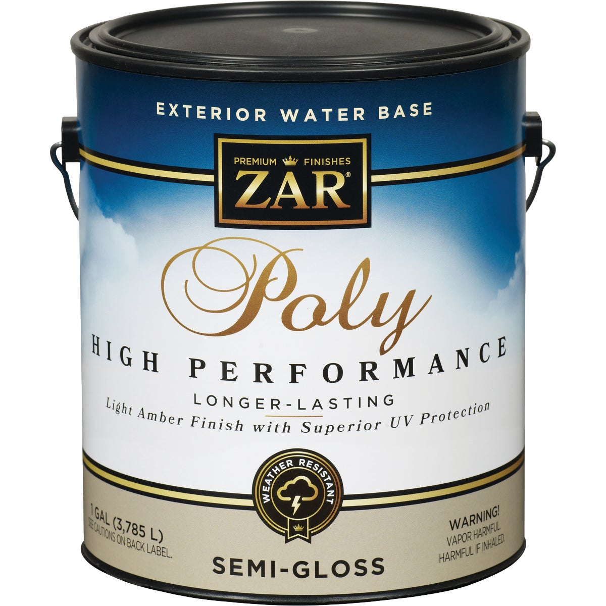 ZAR Semi-Gloss Clear Exterior Polyurethane, 1 Gal.