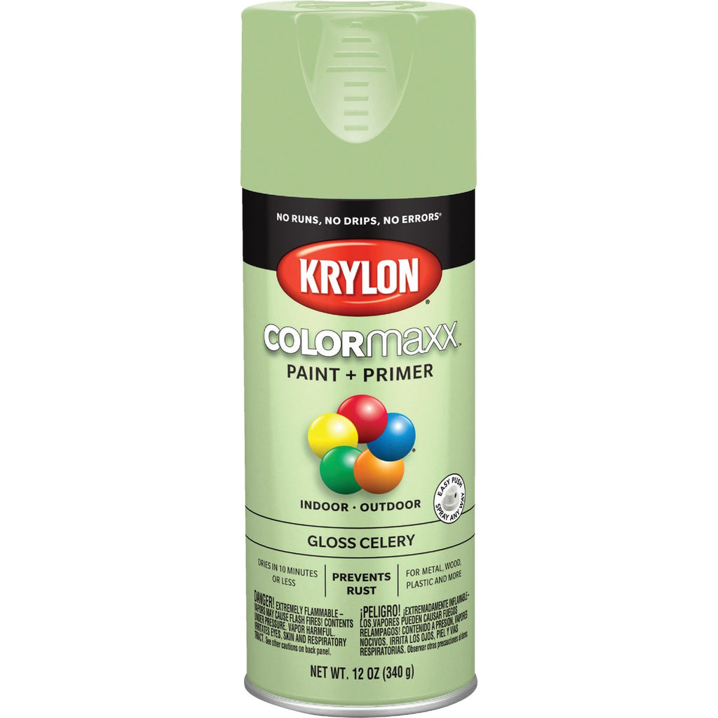 Krylon ColorMaxx 12 Oz. Gloss Spray Paint, Celery