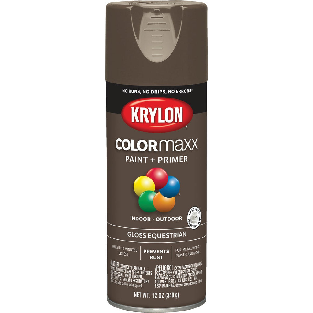 Krylon ColorMaxx 12 Oz. Gloss Spray Paint, Equestrian