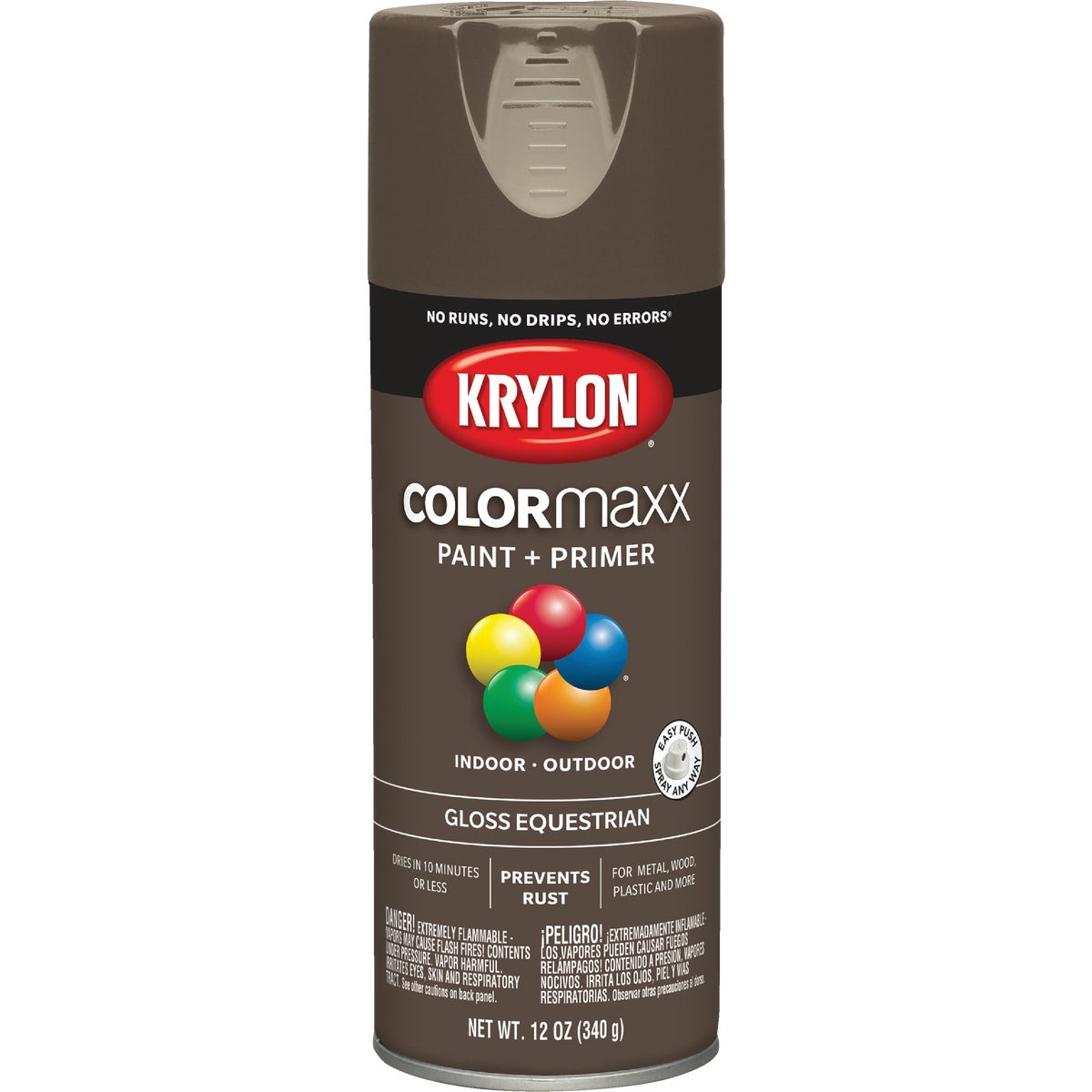 Krylon ColorMaxx 12 Oz. Gloss Spray Paint, Equestrian