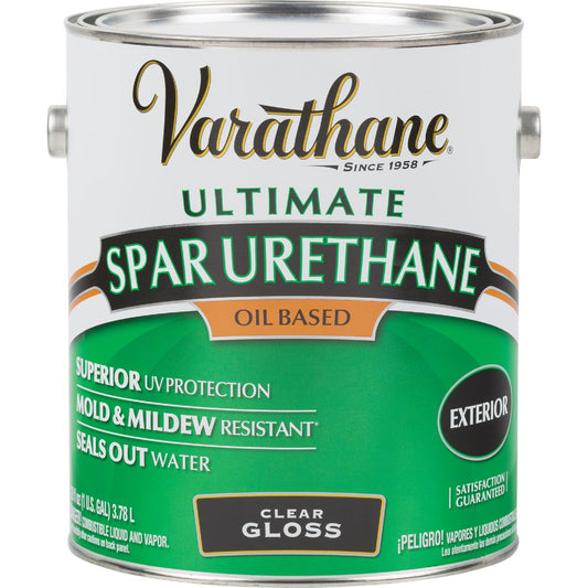 Varathane Gloss Clear Exterior VOC Spar Urethane, 1 Gal.