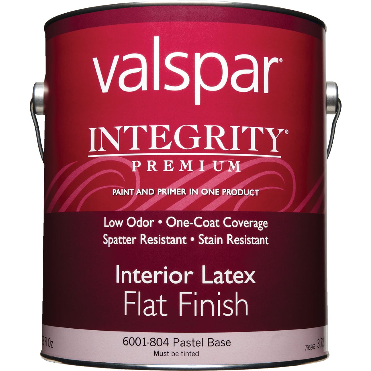 Valspar Integrity Latex Paint And Primer Flat Interior Wall Paint, Pastel Base, 1 Gal.