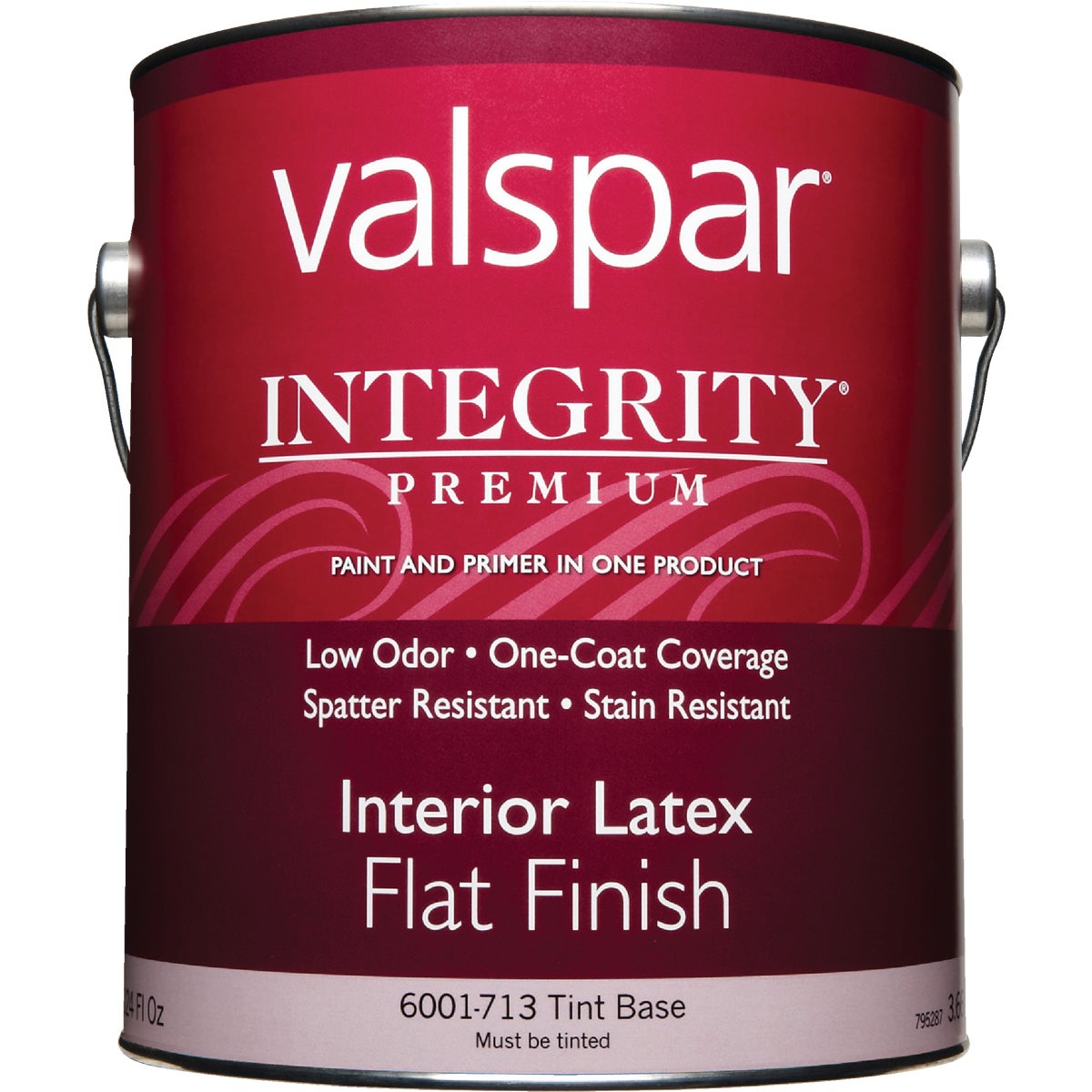 Valspar Integrity Latex Paint And Primer Flat Interior Wall Paint, Tint Base, 1 Gal.