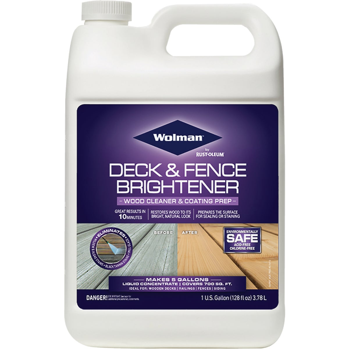 Wolman 1 Gal. Deck & Fence Brightener