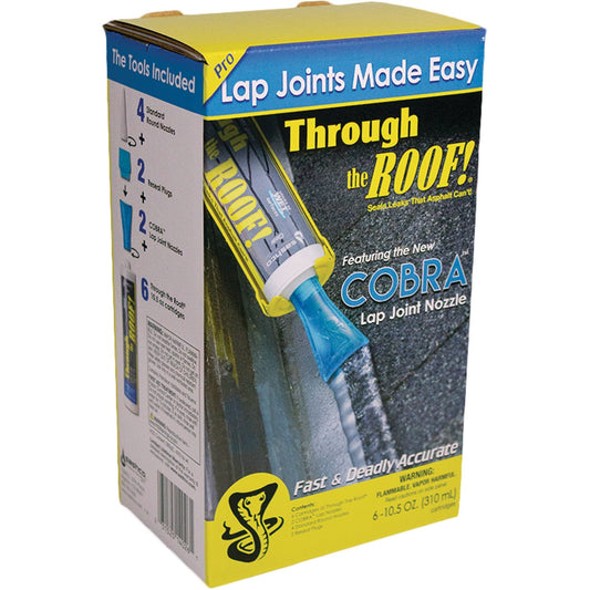 Cobra Lap Joint Nozzle System with Through the Roof! Sealant - California Lower VOC