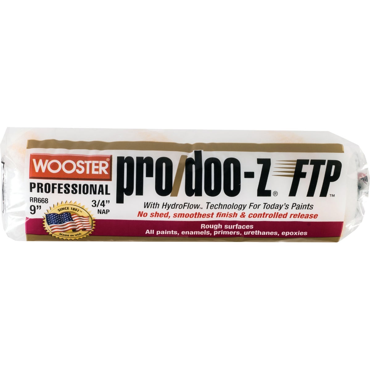 Wooster Pro/Doo-Z FTP 9 In. x 3/4 In. Woven Fabric Roller Cover