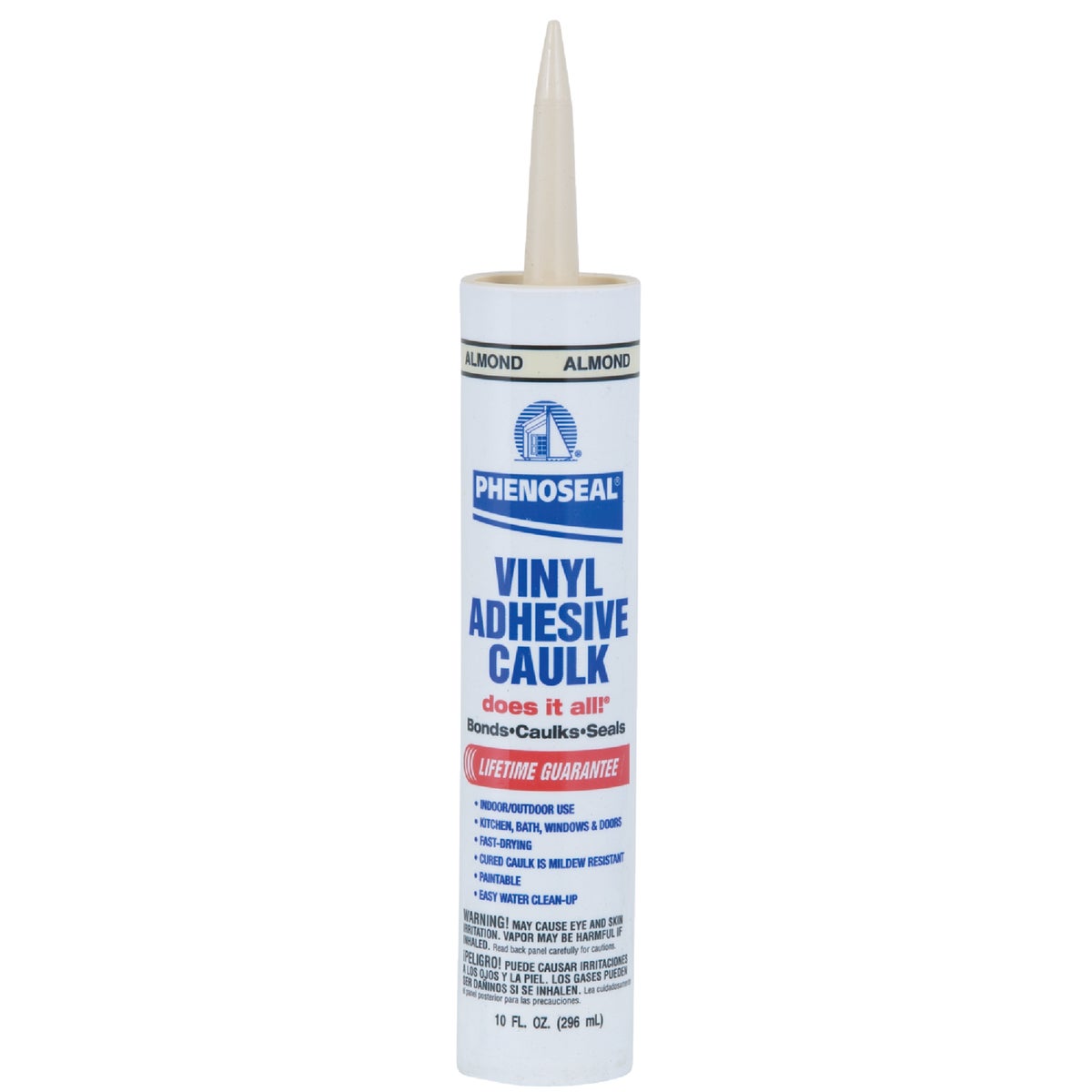 Phenoseal 10 Oz. Almond Vinyl Adhesive Caulk