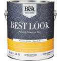 Best Look Latex Paint & Primer In One Eggshell Interior Wall Paint, Extra Deep Base, 1 Gal.