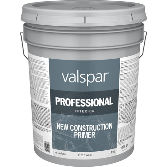 Valspar White Interior Primer, 5 Gal.