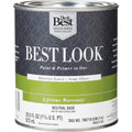 Best Look Latex Paint & Primer In One Semi-Gloss Interior Wall Paint, Neutral Base, 1 Qt.