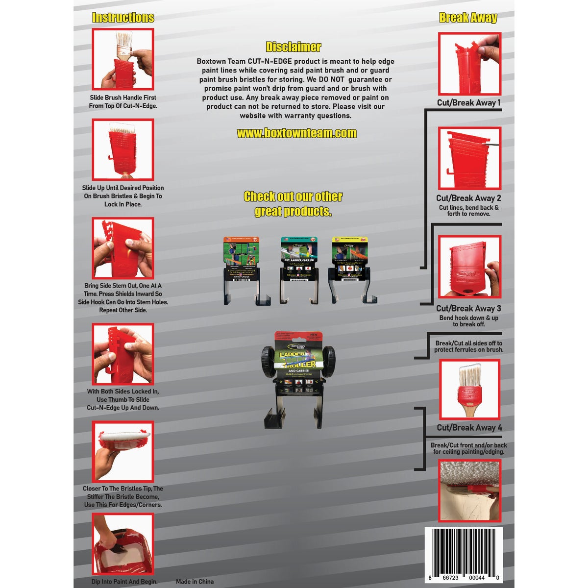 Boxtown Cut-N-Edge Ultimate Paint Brush Edger & Guard