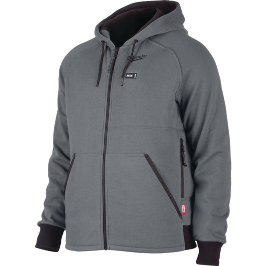 Milwaukee M12 Large Gray Cordless Heated Hoodie