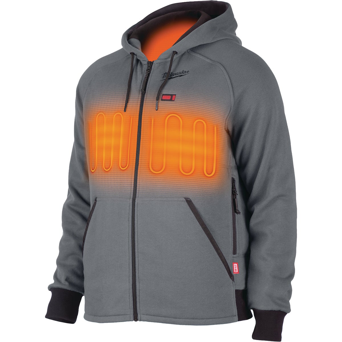 Milwaukee M12 Large Gray Cordless Heated Hoodie