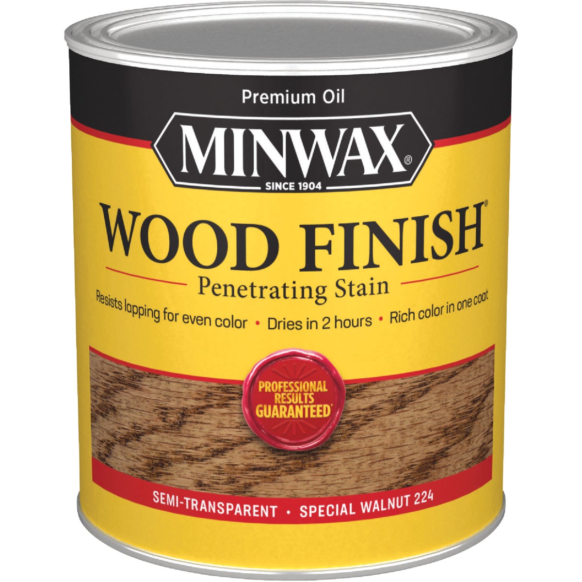 Minwax Wood Finish Penetrating Stain, Special Walnut, 1 Qt.