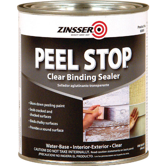 Zinsser Peel Stop Binding Interior/Exterior Primer, Clear, 1 Qt.