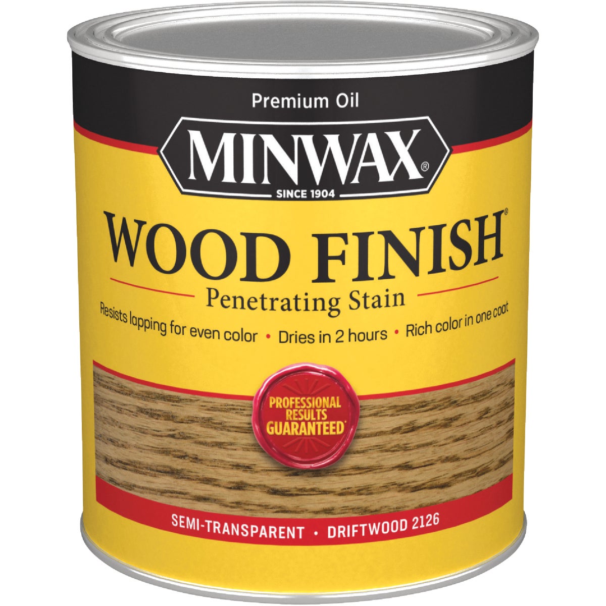 Minwax Wood Finish Penetrating Stain, Driftwood, 1 Qt.
