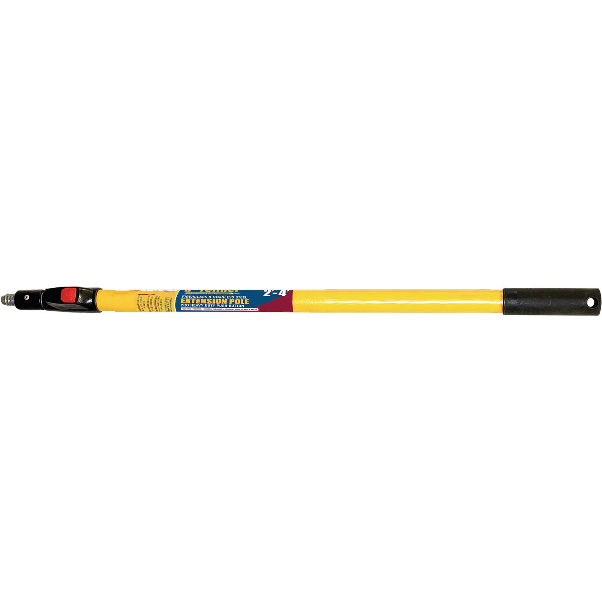 Premier 2 Ft. To 4 Ft. Telescoping Fiberglass & Stainless Steel Push Button Extension Pole