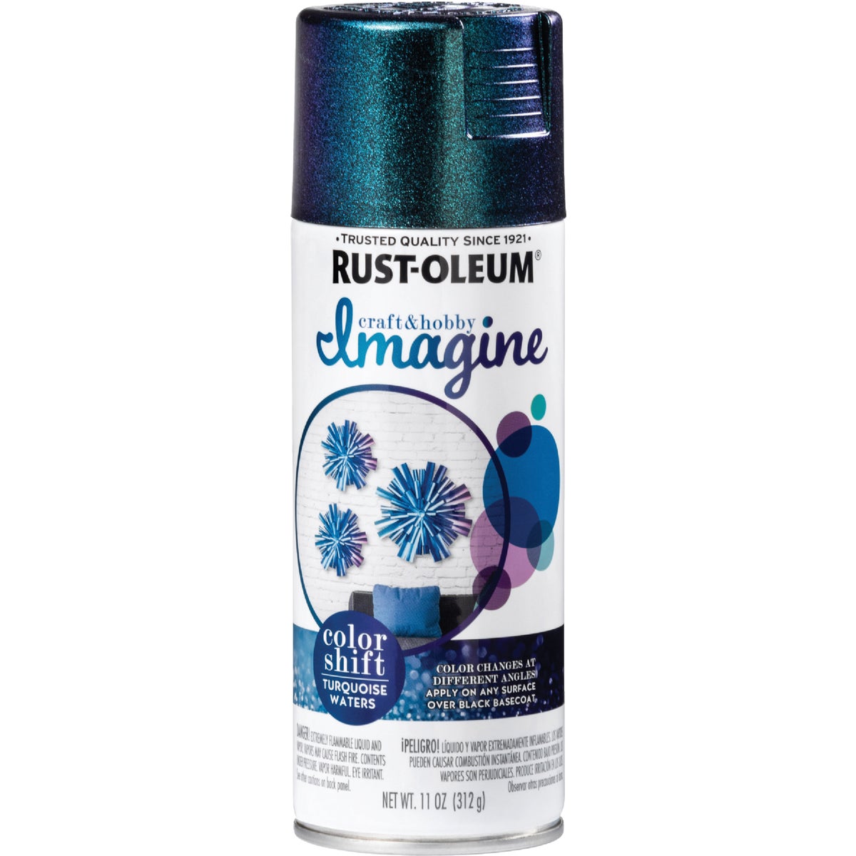 Rust-Oleum 11 Oz. Turquoise Waters Imagine Craft & Hobby Color Shift Spray Paint