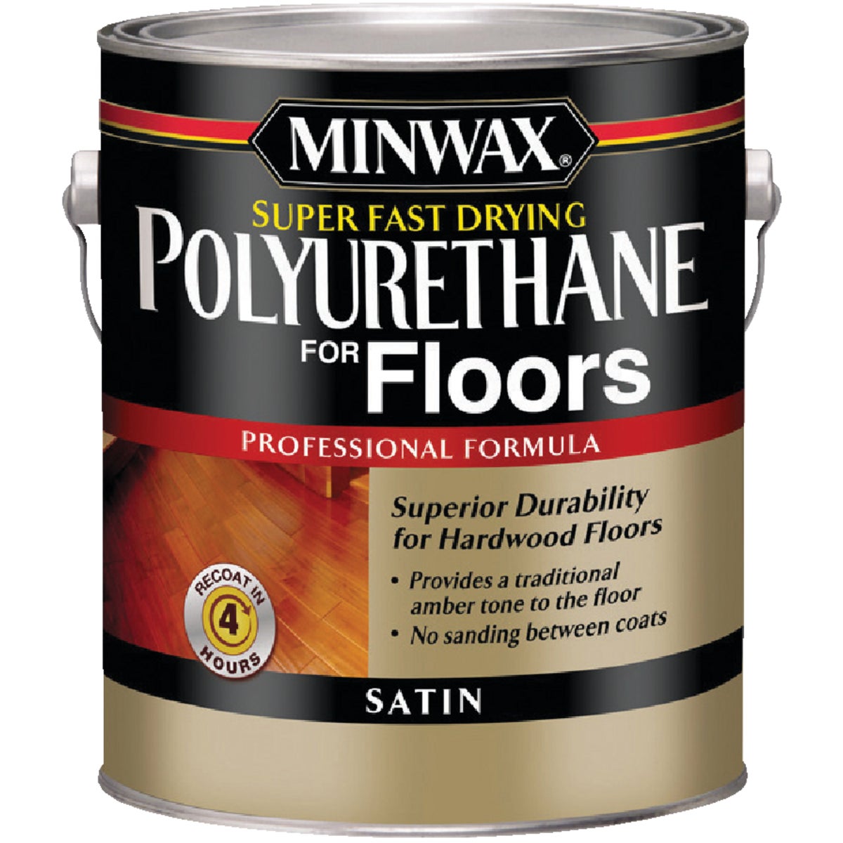 Minwax Satin Super Fast-Drying Polyurethane For Floors, 1 Gal.