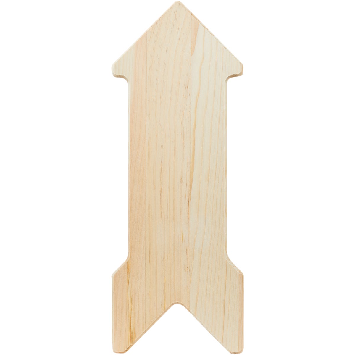 Walnut Hollow 6 In. x 16 In. Unfinished Wood Arrow Signboard