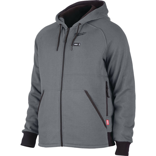 Milwaukee M12 2XL Gray Cordless Heated Hoodie