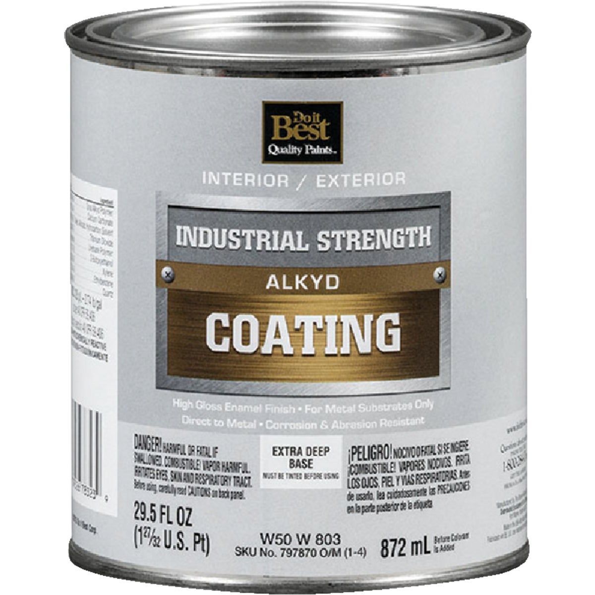 Do it Best Extra Deep Base Alkyd Industrial Coating, 1 Qt.