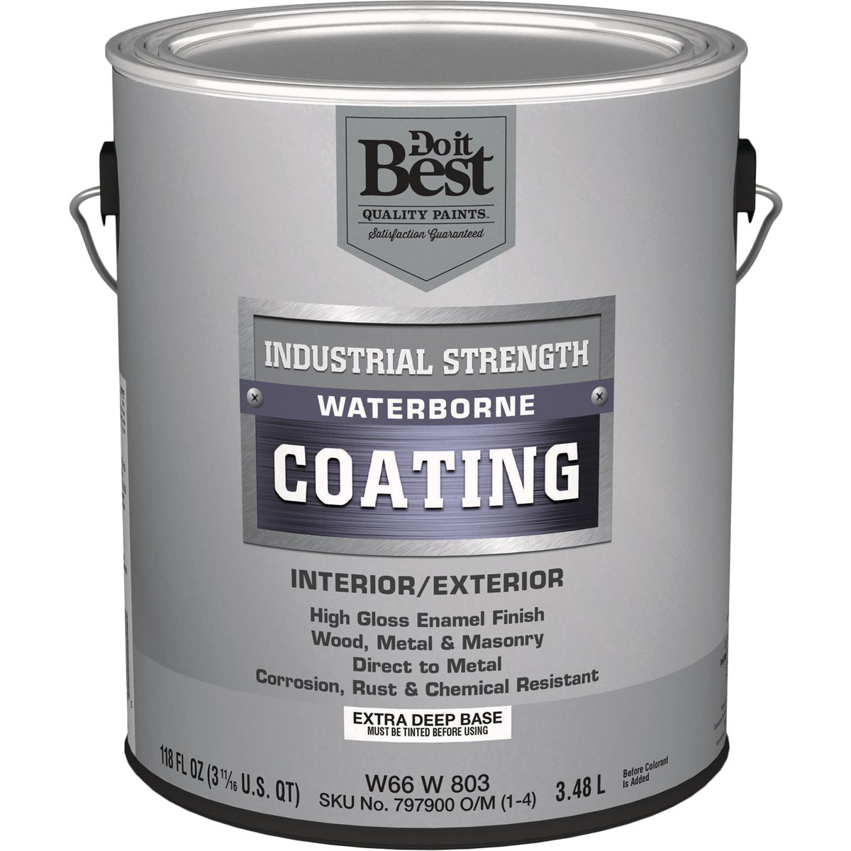 Do it Best Extra Deep Base Waterborne Industrial Enamel, 1 Gal.