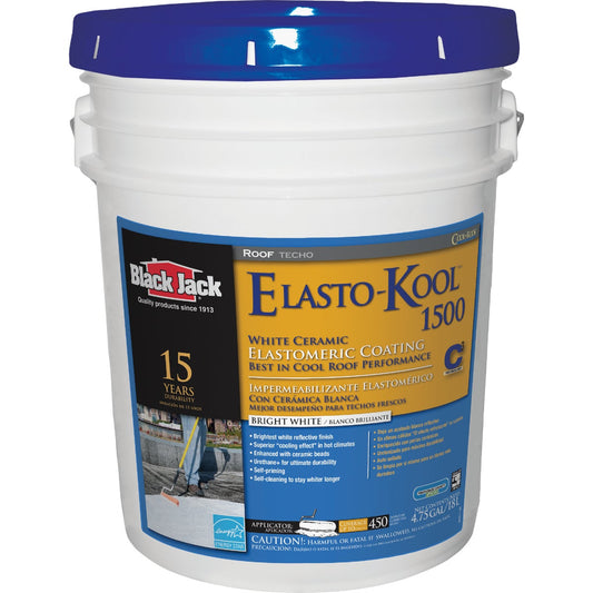 Black Jack Elasto-Kool 1500 5 Gal. 15 Year White Ceramic Elastomeric Coating