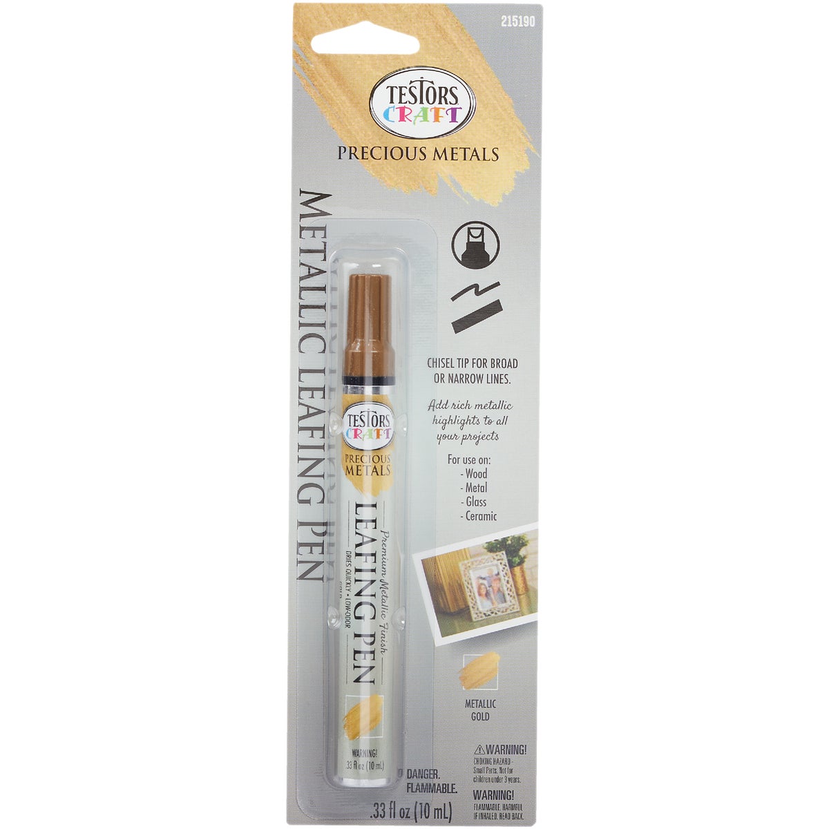 Testors Craft Metallic Gold Leafing Paint Pen