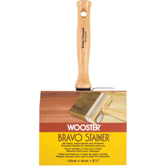 Wooster Bravo Stainer 5-1/2 In. Bristle Brush