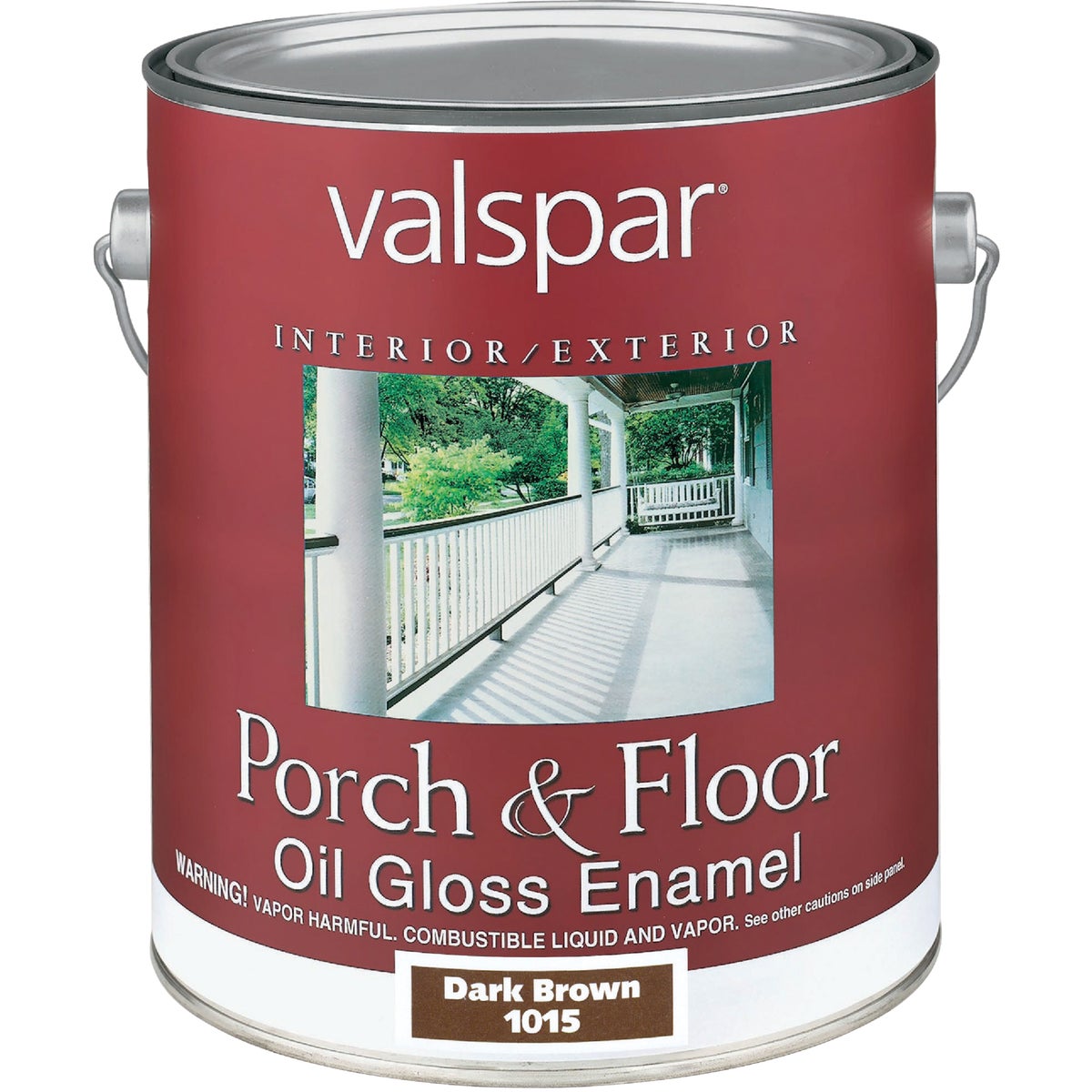 Valspar 1 Gal. Dark Brown Oil Based Gloss Porch & Floor Enamel