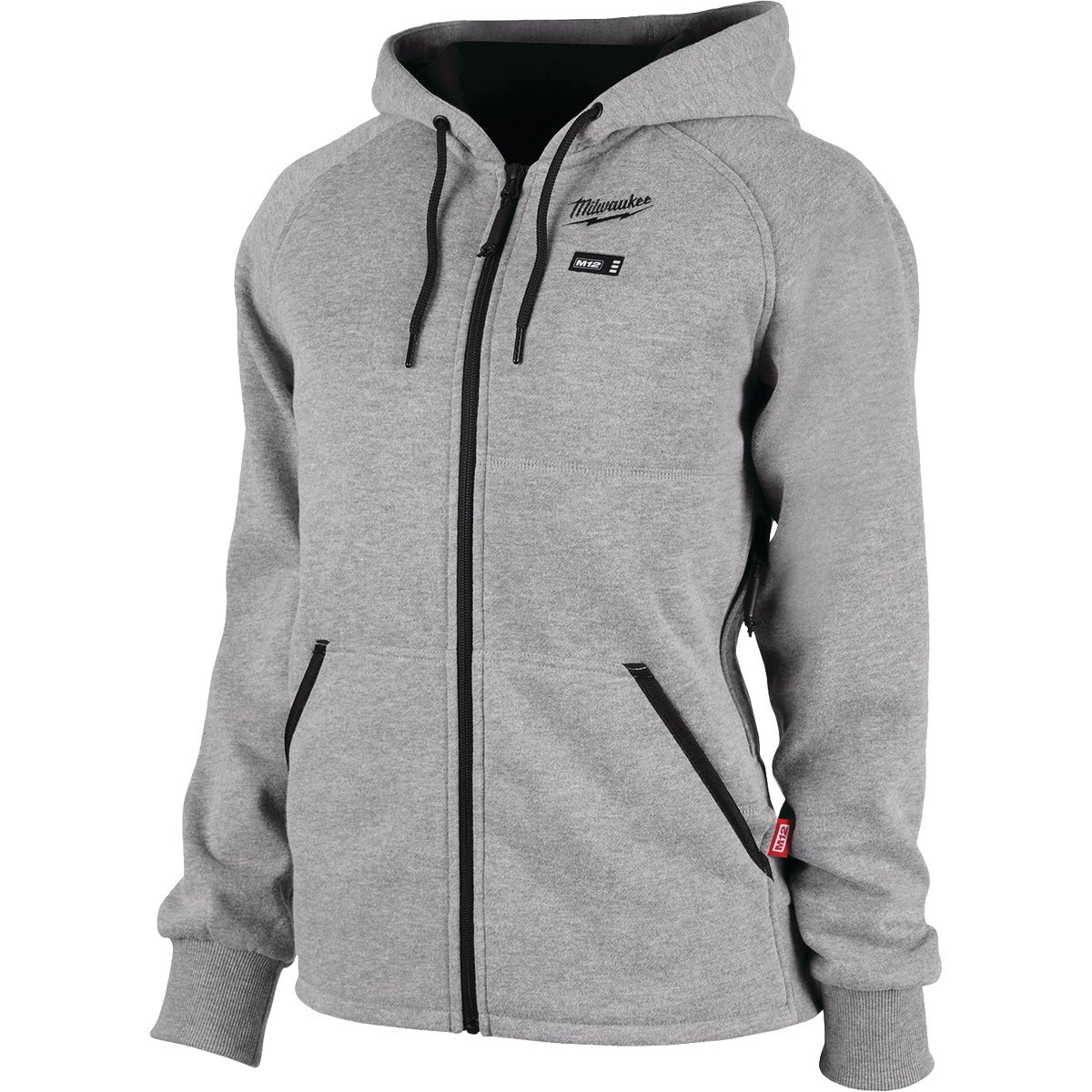 Milwaukee M12 Women's Medium Gray Cordless Heated Hoodie