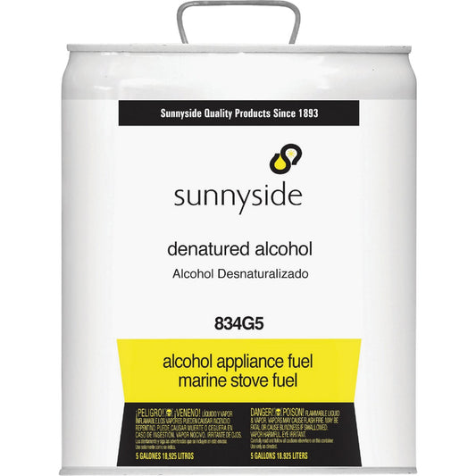 Sunnyside Denatured Alcohol Solvent, 5 Gal.