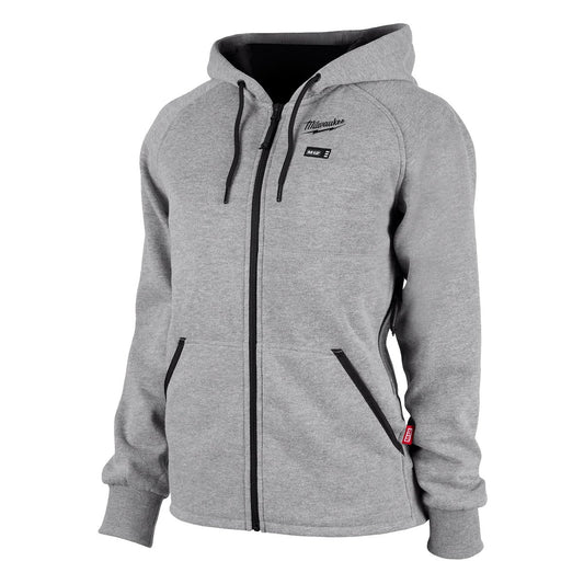 Milwaukee M12 Women's Large Gray Cordless Heated Hoodie