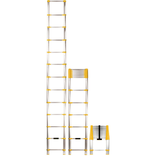 Xtend+Climb 12-1/2 Ft. Aluminum Extension Telescoping Ladder with 225 Lb. Load Capacity Type II Ladder Rating