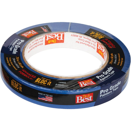 Do it Best Pro Grade 0.70 In. x 60 Yd. Blue Painter's Masking Tape