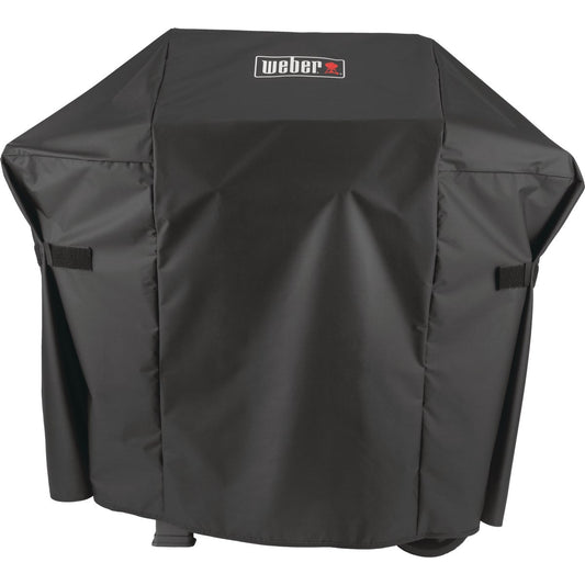 Weber Spirit II 48 In. 2-Burner Black Polyester Gas Grill Cover