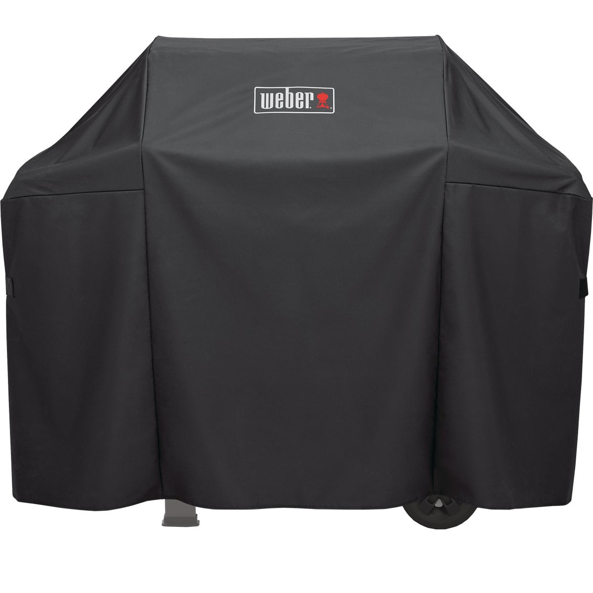 Weber Spirit II 51 In. 3-Burner Black Polyester Gas Grill Cover