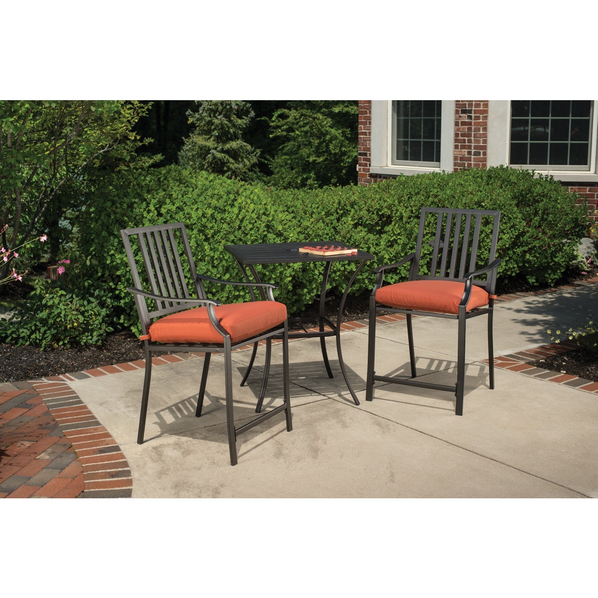 Nantucket 3-Piece Bistro Set with Seat Cushions