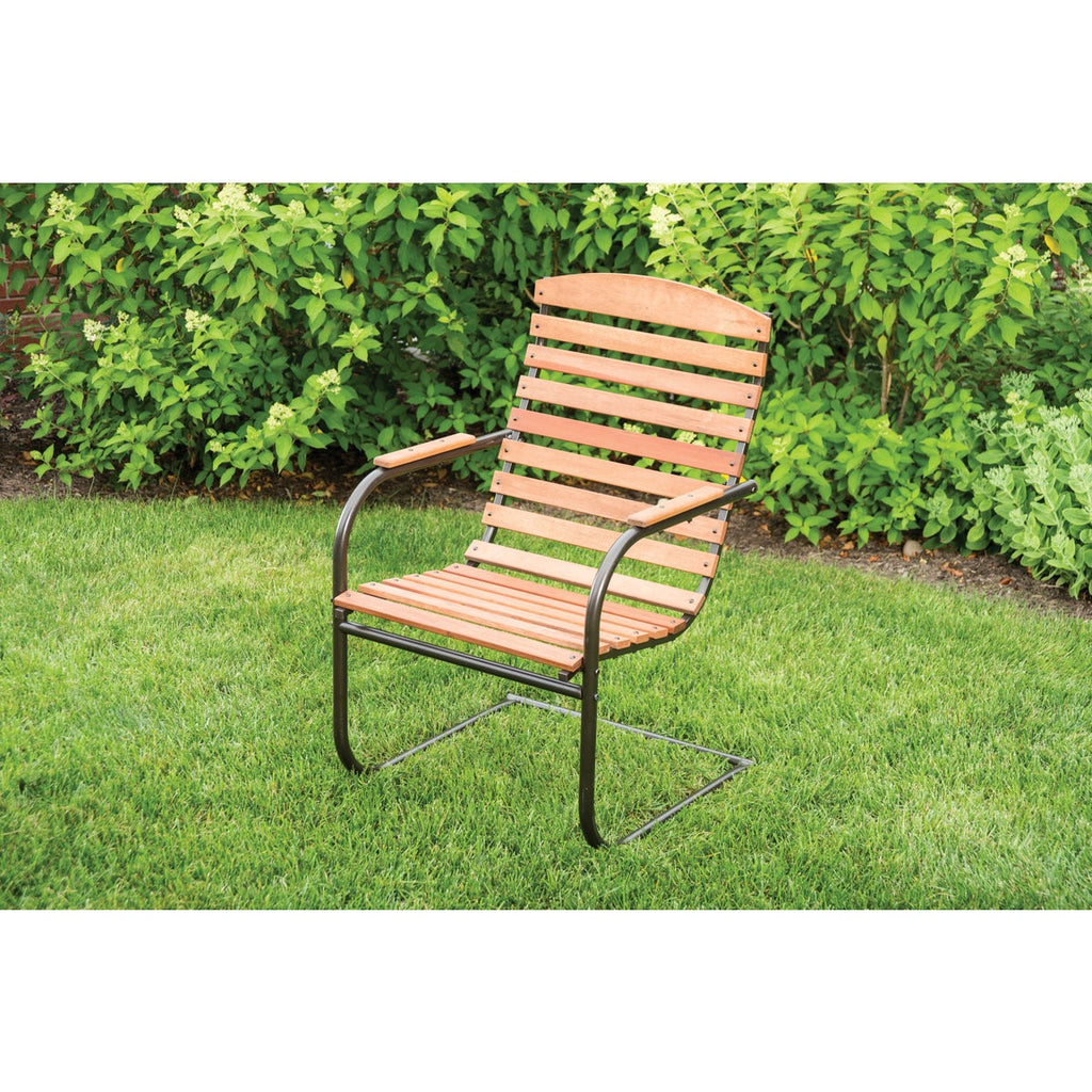 Country Garden Natural Hardwood Spring Chair