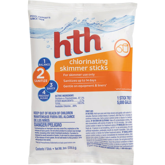 HTH 8 Oz. Extended Skimmer Chlorine Stick