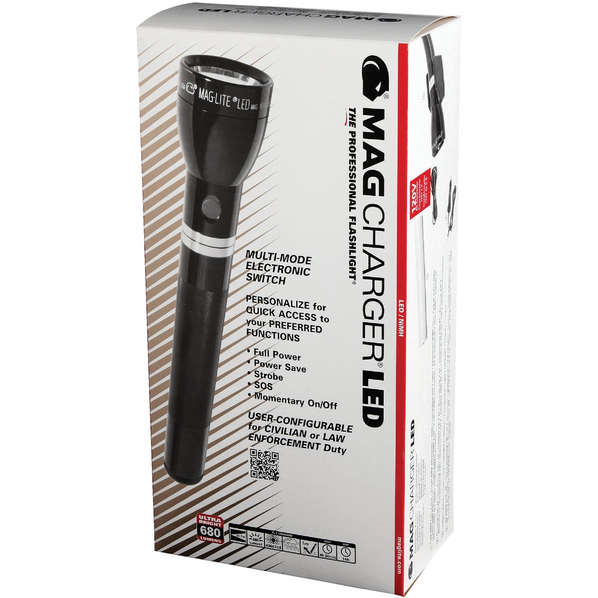 Maglite LED Aluminum Rechargeable Flashlight