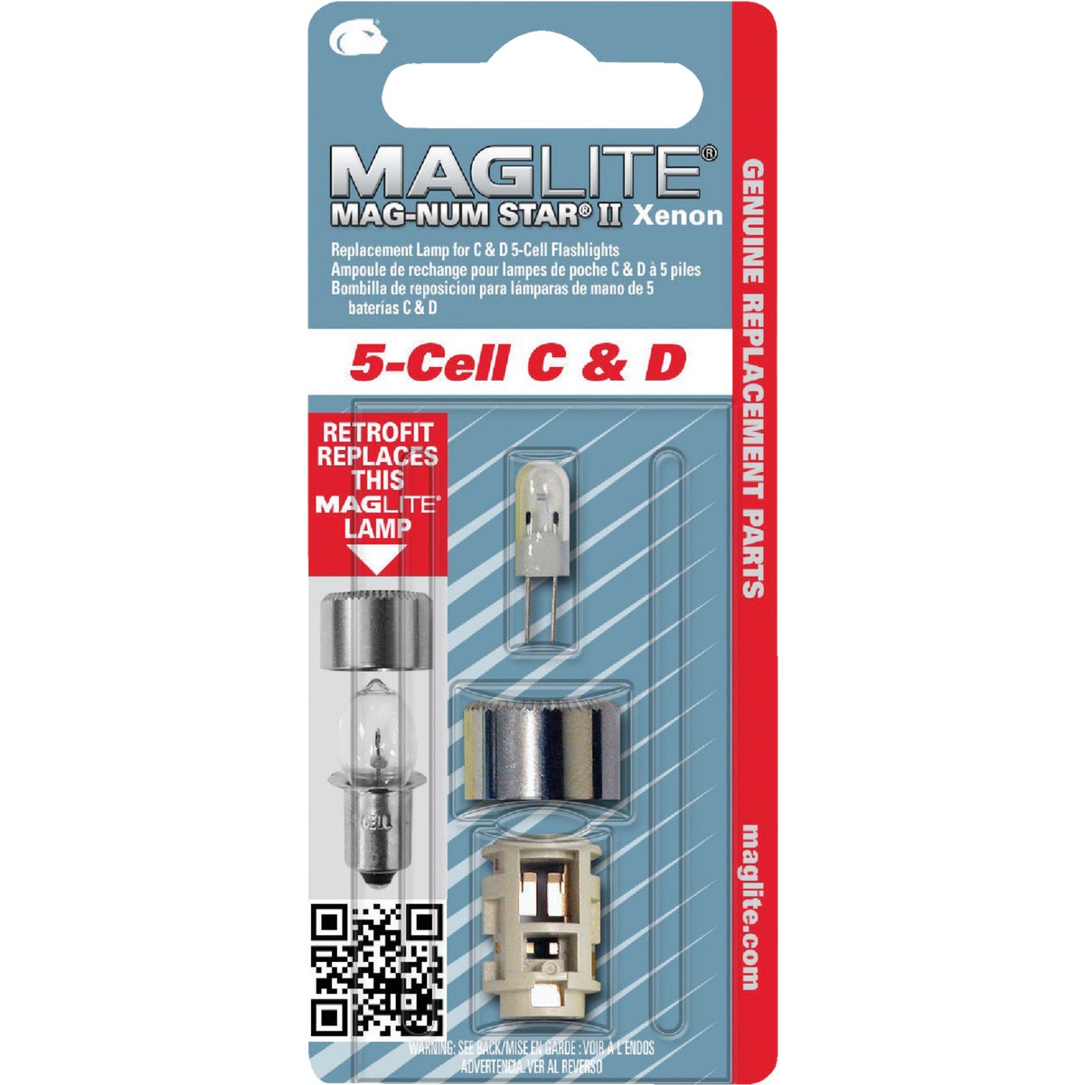 Maglite Xenon 6V Replacement Flashlight Bulb