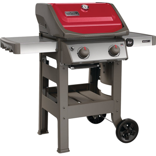 Weber Spirit II E-210 2-Burner Red 26,500-BTU LP Gas Grill