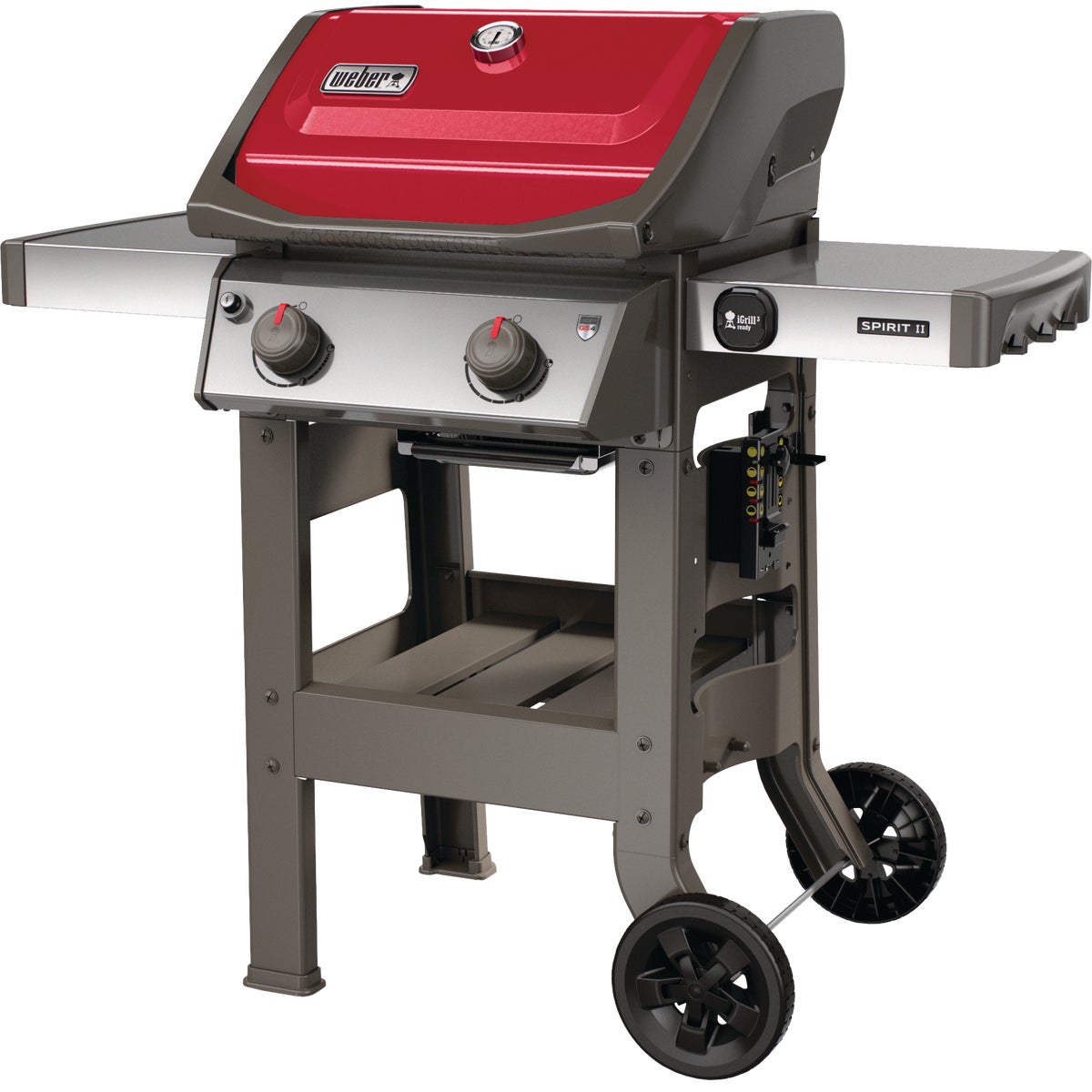 Weber Spirit II E-210 2-Burner Red 26,500-BTU LP Gas Grill