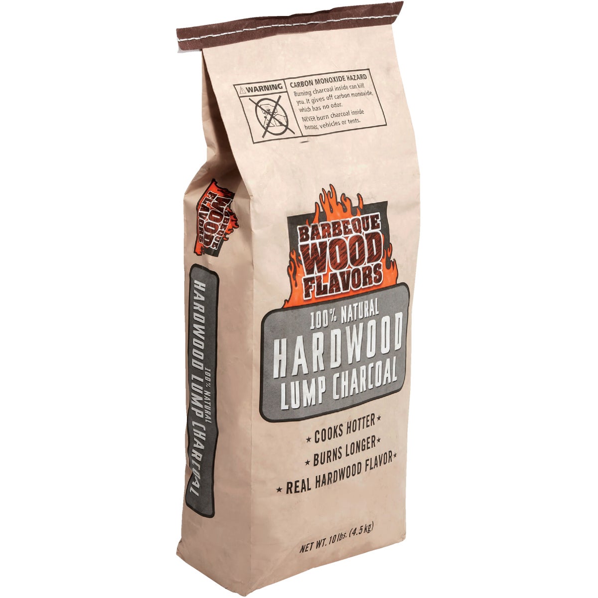 Barbeque Wood Flavors 10 Lb. Hardwood Lump Charcoal