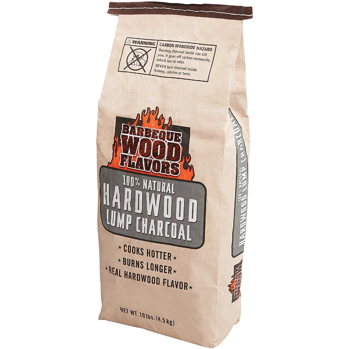 Barbeque Wood Flavors 10 Lb. Hardwood Lump Charcoal