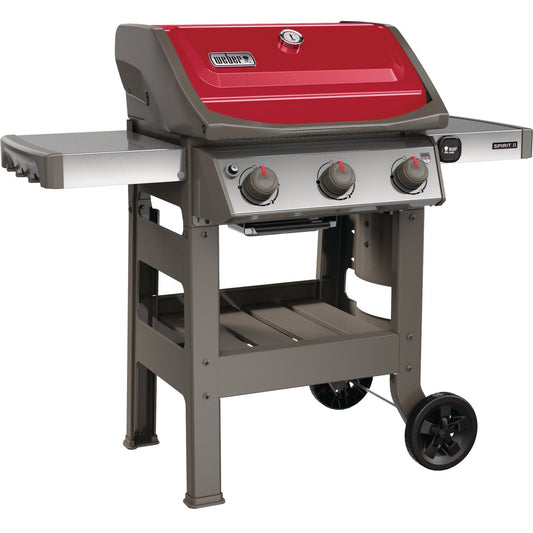 Weber Spirit II E-310 3-Burner Red 30,000-BTU LP Gas Grill