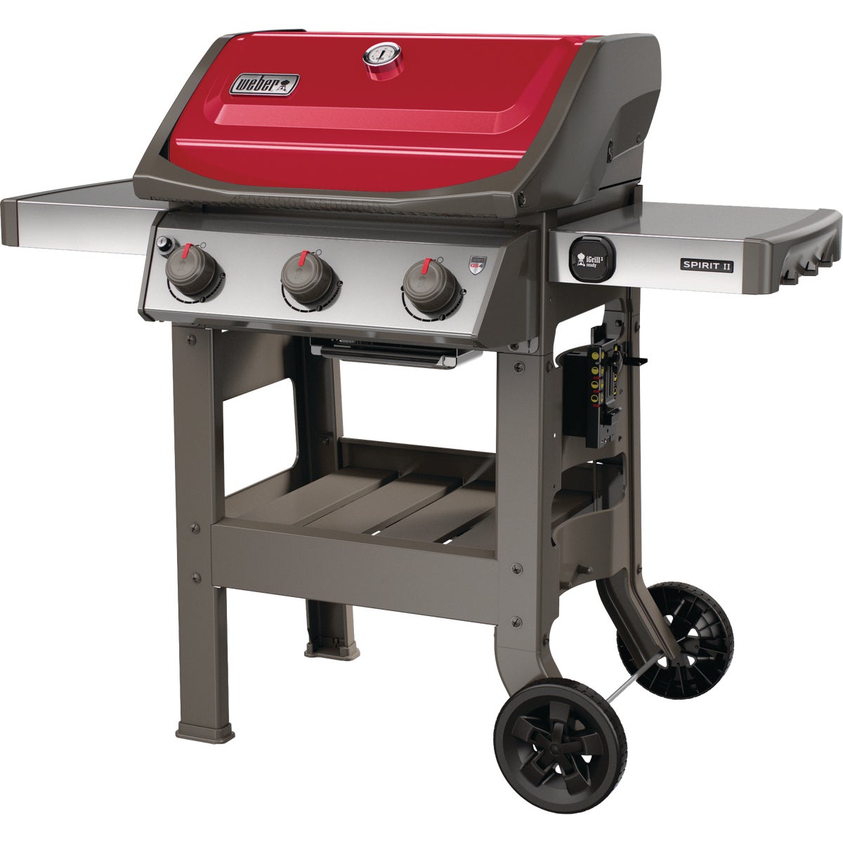 Weber Spirit II E-310 3-Burner Red 30,000-BTU LP Gas Grill