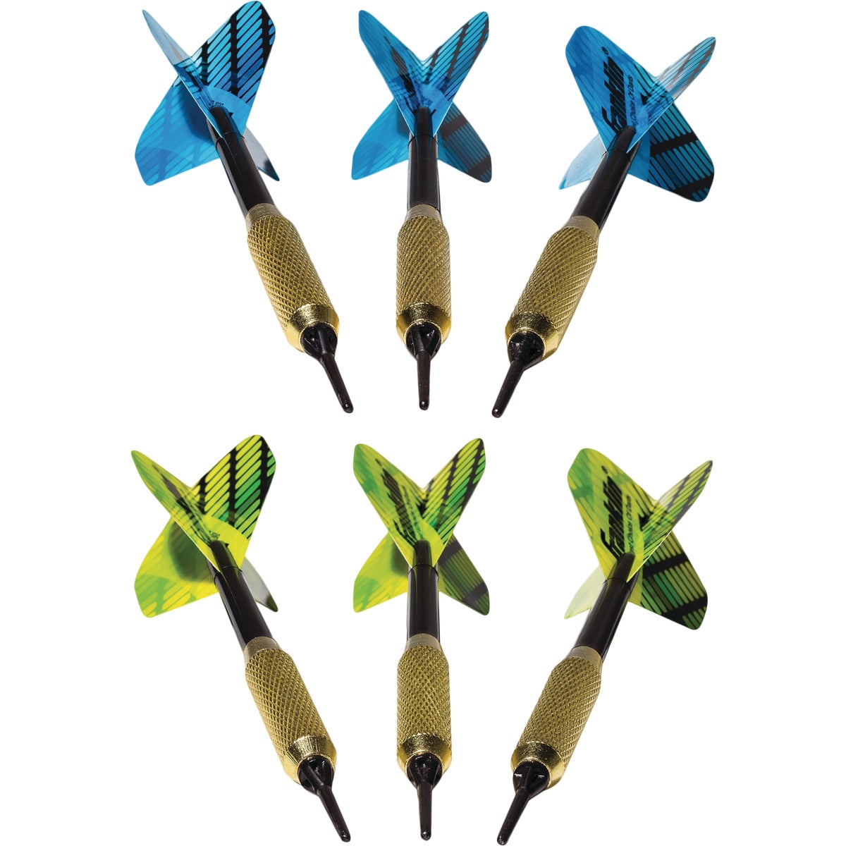 Franklin Brass-Coated Steel 18 Gm. Soft Tip Dart (3-Pack)